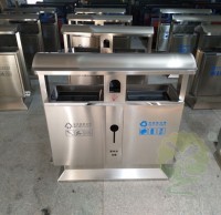 戶外不銹鋼分類垃圾箱批發