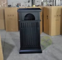 鋼板噴塑園林垃圾桶
