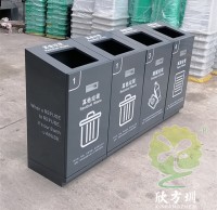 室內商用滑軌組合式不銹鋼分類垃圾桶